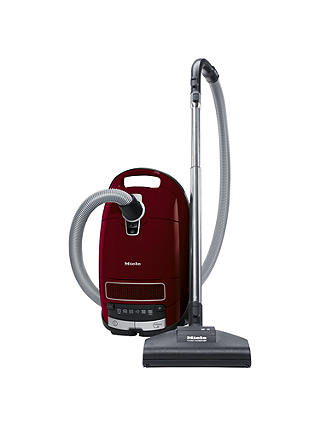 Miele Complete C3 Cat & Dog PowerLine Vacuum Cleaner with EcoTeQ Floorhead, Cherry Red