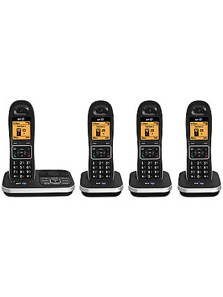 BT 7610 Digital Cordless Phone with Nuisance Call Blocker & Answering Machine, Quad DECT