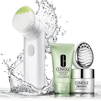 shop for Clinique Sonic Clean and Sculpt Skincare Gift Set at Shopo