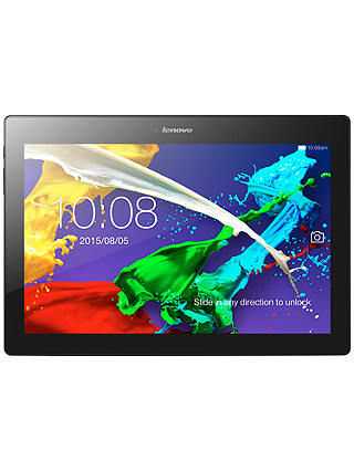 Lenovo Tab 2 A10 Tablet, Quad-core Processor, Android, 10.1", Wi-Fi & 3G, 16GB