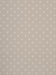John Lewis ANYDAY New Dots PVC Tablecloth Fabric, Pearl Grey