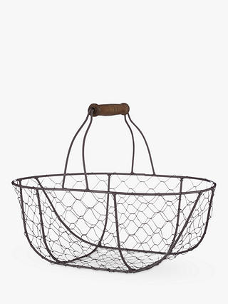 Croft Collection Oval Wire Basket