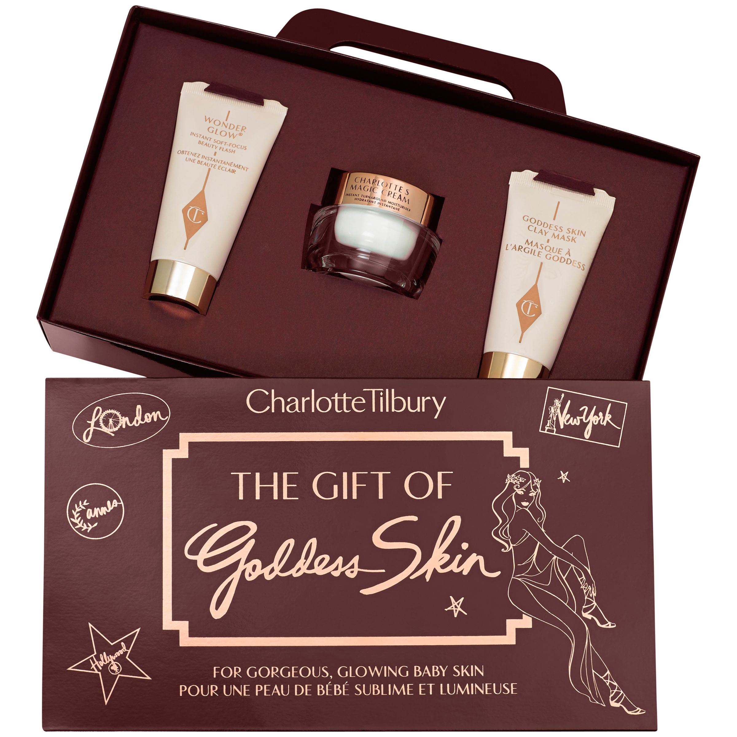Buy Charlotte Tilbury The Gift Of Goddess Skin Travel Kit Online at johnlewis.com