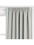 John Lewis Penzance Stripe Made to Measure Curtains or Roman Blind, Blue