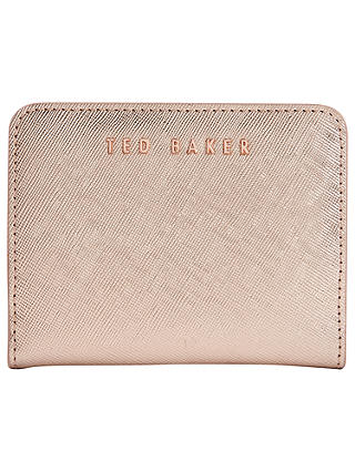 Ted Baker Aimo Small Leather Purse, Rose Gold