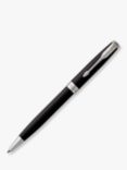 PARKER Sonnet Matt Lacquer Ballpoint Pen, Black/Silver