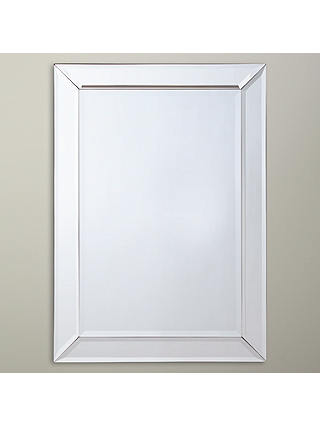 John Lewis Bevel Simple Mirror, 50 x 70cm, Clear