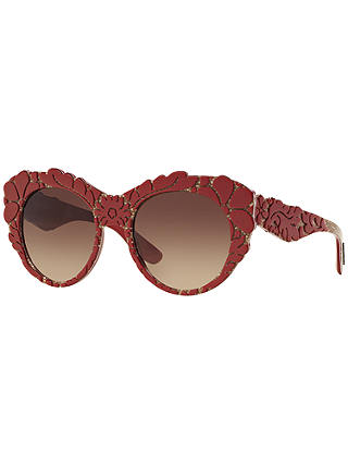 Dolce & Gabbana DG4267 Round Embellished Sunglasses