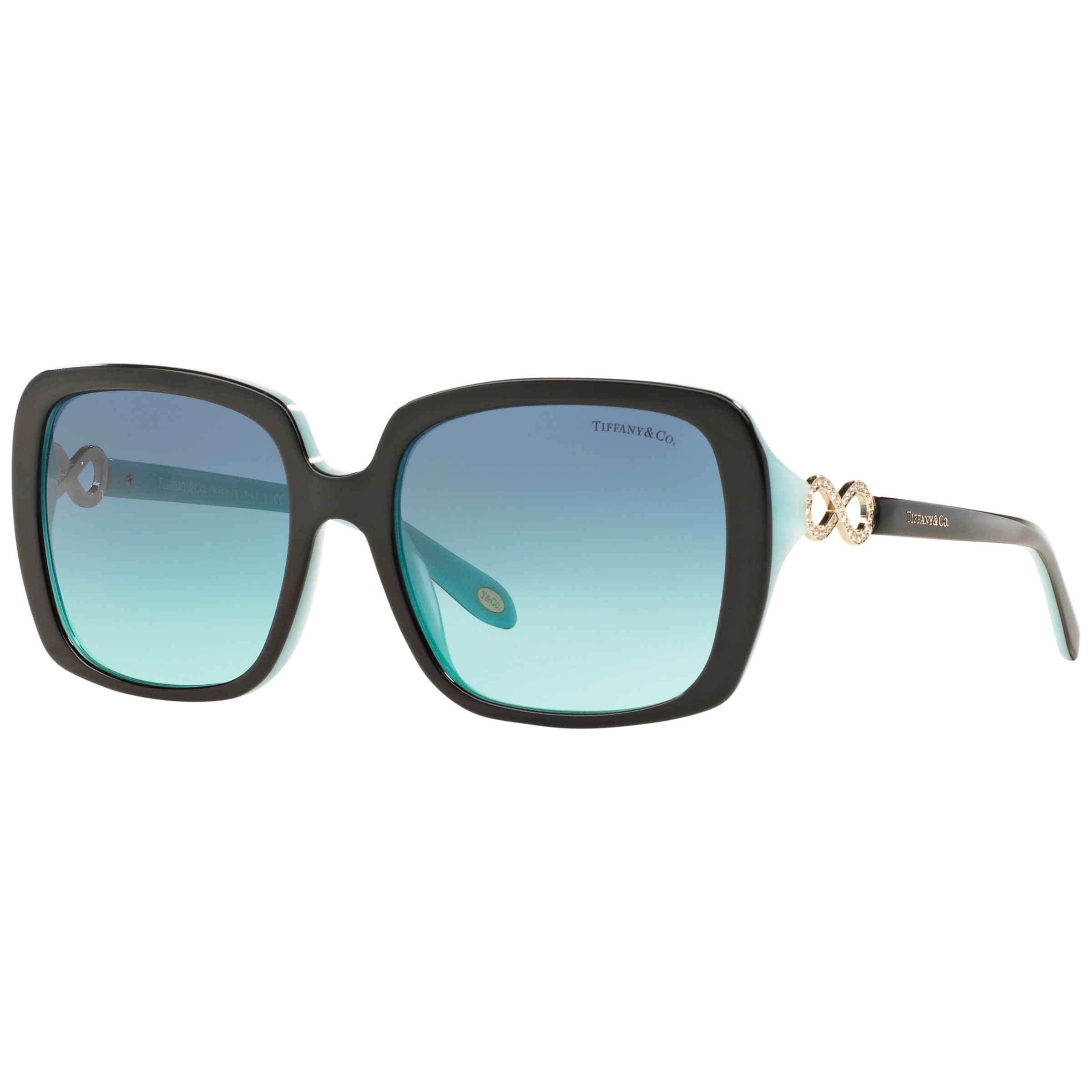 Tiffany & Co TF4110B Square Sunglasses, Black