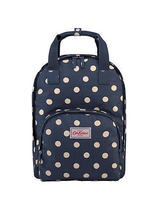 Cath Kidston Button Spot Backpack, Navy