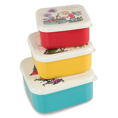 Roald Dahl Nested Lunch Boxes, Set of 3