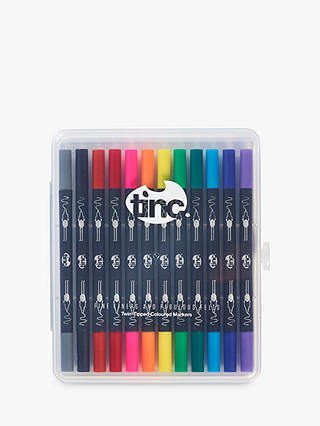Tinc Fine Liners & Fabulous Felt Tip Pens, Multi, Set of 12