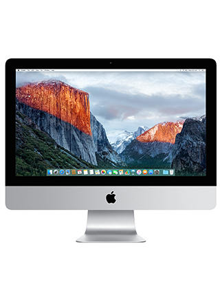 Apple iMac MK142B/A All-in-One Desktop Computer, Intel Core i5, 8GB RAM, 1TB, Intel HD Graphics 6000, 21.5" Full HD, Silver