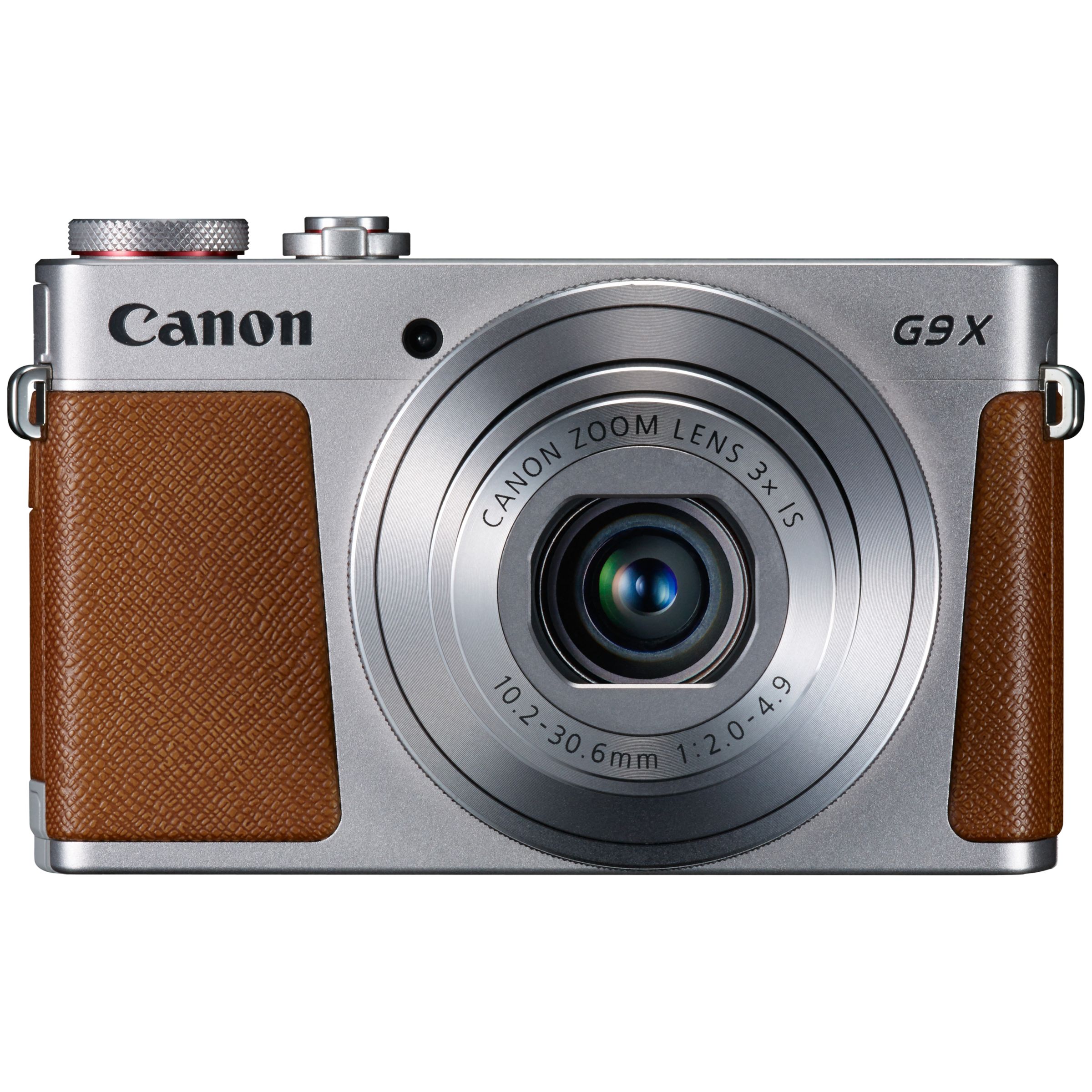 Canon PowerShot G9 X Digital Camera, 1080p, 20MP, 3x Optical Zoom, OIS, NFC, Wi-Fi, 3" Touch Screen