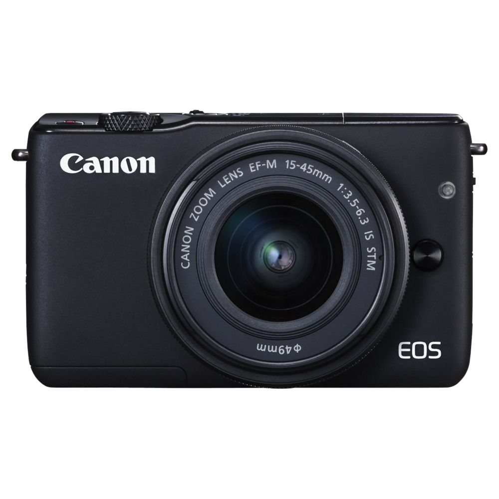 Canon EOS M10 Compact System Camera with EF-M 15-45mm f/3.5-6.3 IS STM Wide Angle Zoom Lens, HD 1080p, 18MP, NFC, Wi-Fi, 3" Touch Screen