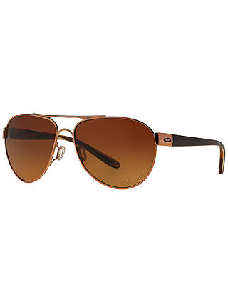 Oakley OO4110 Polarised Aviator Sunglasses