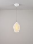 Original BTC Fin Large Pendant Light, White