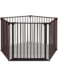 BabyDan Baby Playpen With Wall Fittings, Black