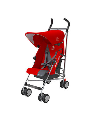 Maclaren Triumph Stroller, Red/Charcoal