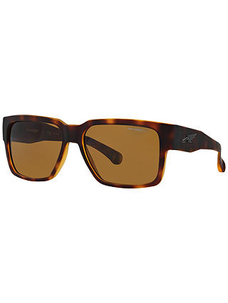 Arnette AN4213 Polarised Square Sunglasses, Tortoise