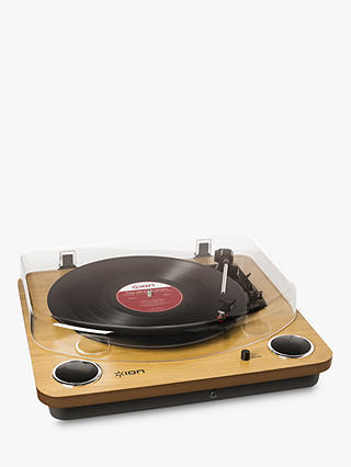 ION Max LP Conversion Turntable with Speakers