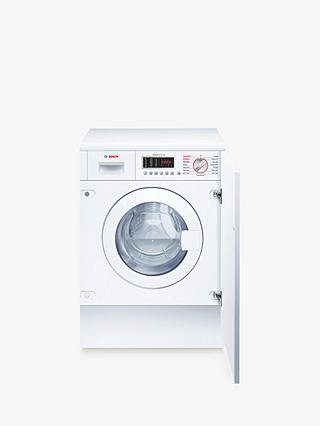 Bosch WKD28541GB Integrated Washer Dryer, 7kg Wash/4kg Dry Load, B Energy Rating, 1400rpm Spin