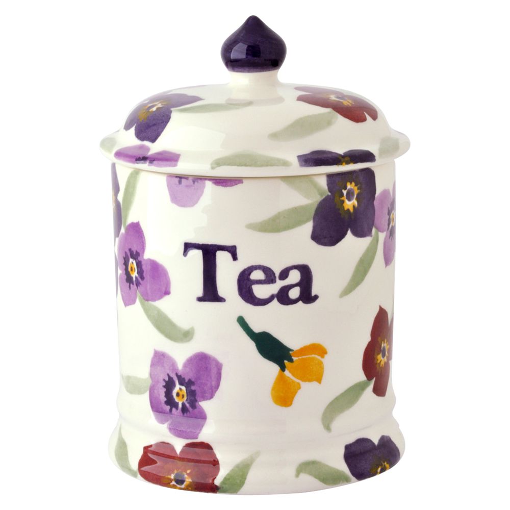 Emma Bridgewater Wallflower Tea Storage Jar at John Lewis