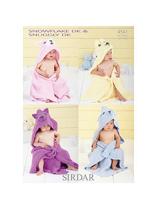 Sirdar Snowflake Baby Blanket Knitting Pattern, 4541