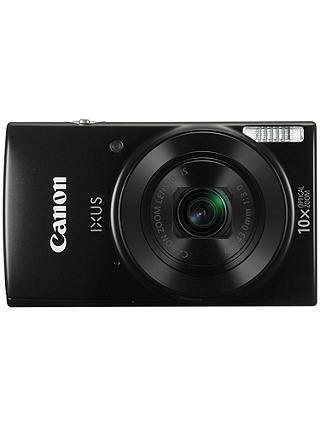 Canon IXUS 182 Digital Camera Kit, HD 720p, 20MP, 10x Optical Zoom, 20x Zoom Plus, Wi-Fi, NFC, 2.7" LCD Screen with Leather Soft Case & 8GB SD Card