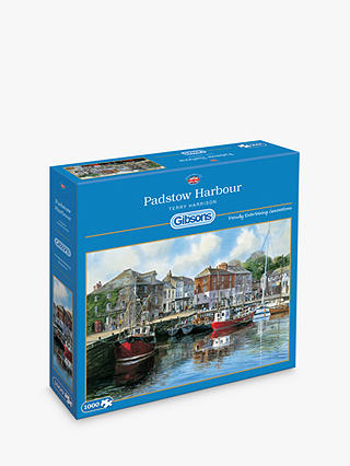 Gibsons Padstow Harbour Jigsaw Puzzle, 1000 Pieces