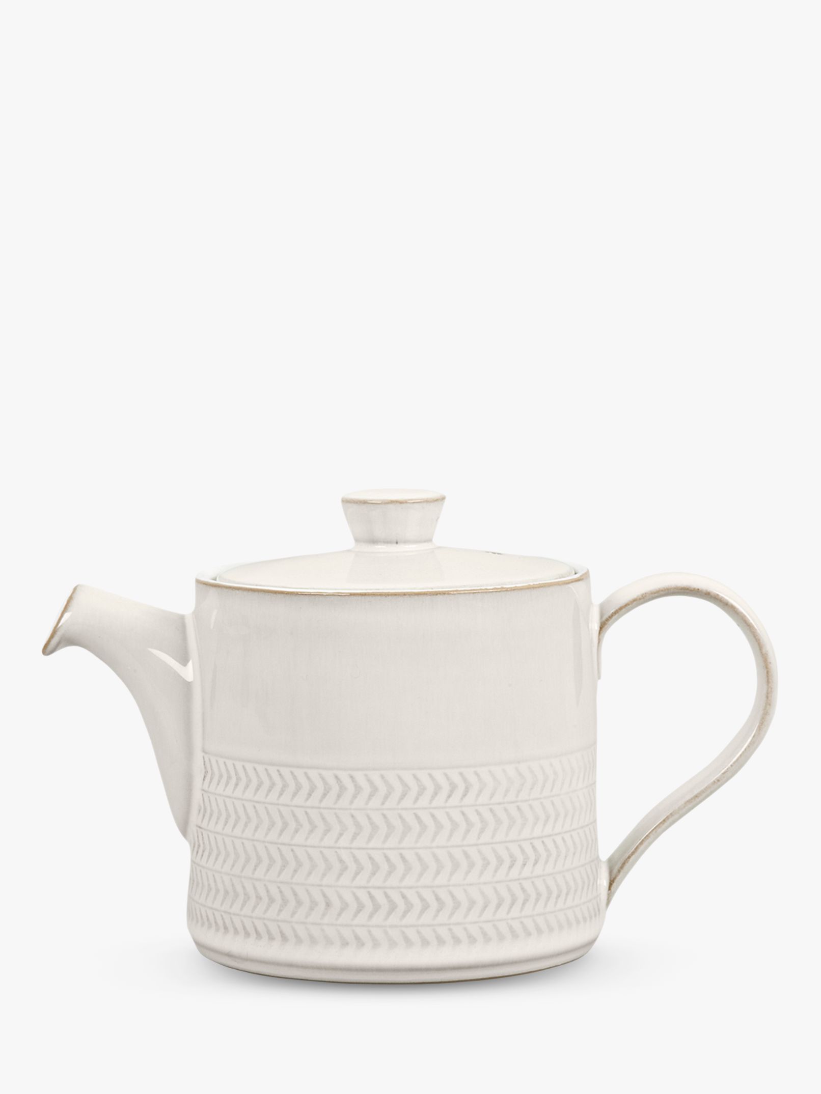 Denby Natural Canvas Textured Teapot, 920ml