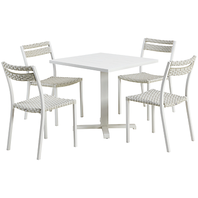 Ethimo Infinity 4-Seater Dining Square Table Set