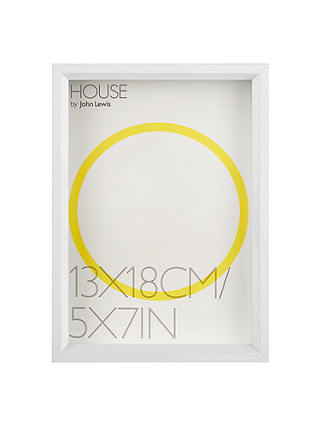 House by John Lewis Matt Aluminium Photo Frame, 5 x 7" (13 x 18cm)