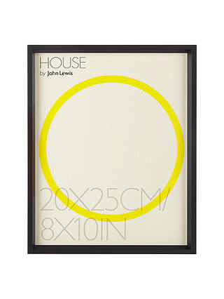 House by John Lewis Matt Aluminium Photo Frame, 8 x 10" (20 x 25cm)