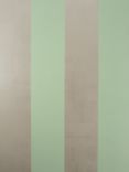 Osborne & Little Zingrina Stripe Wallpaper, Mint W6904-04