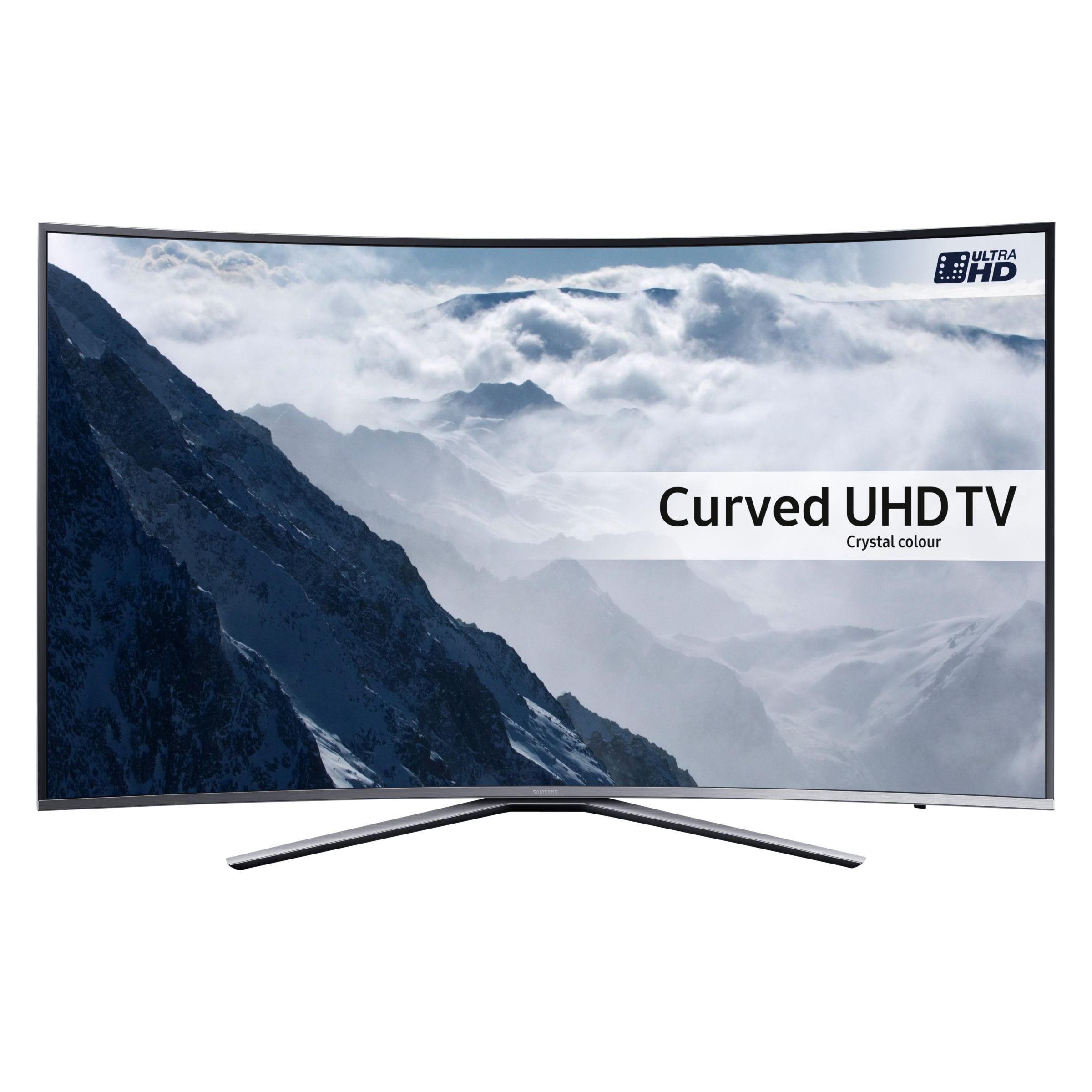 Samsung UE43KU6500 Curved HDR 4K Ultra HD Smart TV, 43" with Freeview HD, Freesat HD & Active Crystal Colour