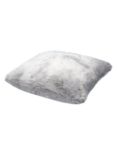 John Lewis Soft Faux Fur Large Cushion, Grey