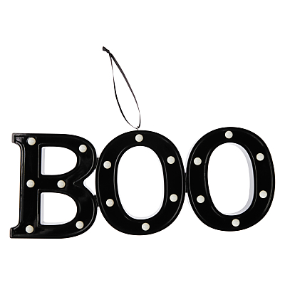 John Lewis Boo Halloween Light Up Sign