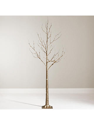 John Lewis & Partners 6ft Pre-Lit Golden Twig Christmas Tree