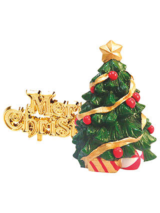 John Lewis & Partners Luxury Boxed Christmas Tree Cake Topper