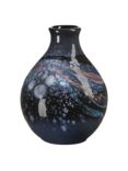 Poole Pottery Celestial Bud Vase, Grey/Blue, H12.5cm