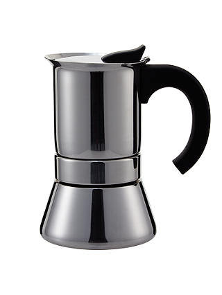 John Lewis & Partners Espresso Induction Cafetiere, 6 Cup