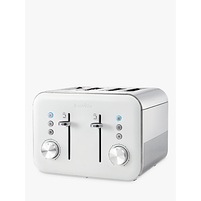 Breville VTT687 High Gloss 4-Slice Toaster in White