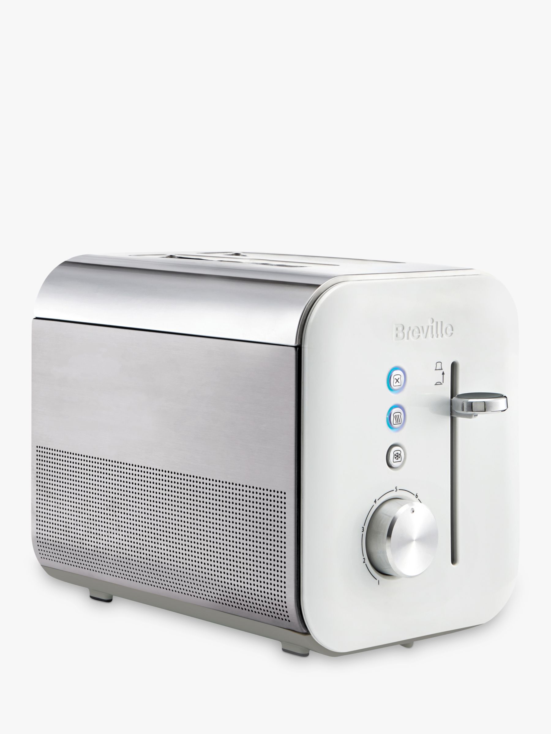 Breville VTT686 High Gloss 2-Slice Toaster in White