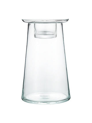 Glass Vase Candle Holder, Large