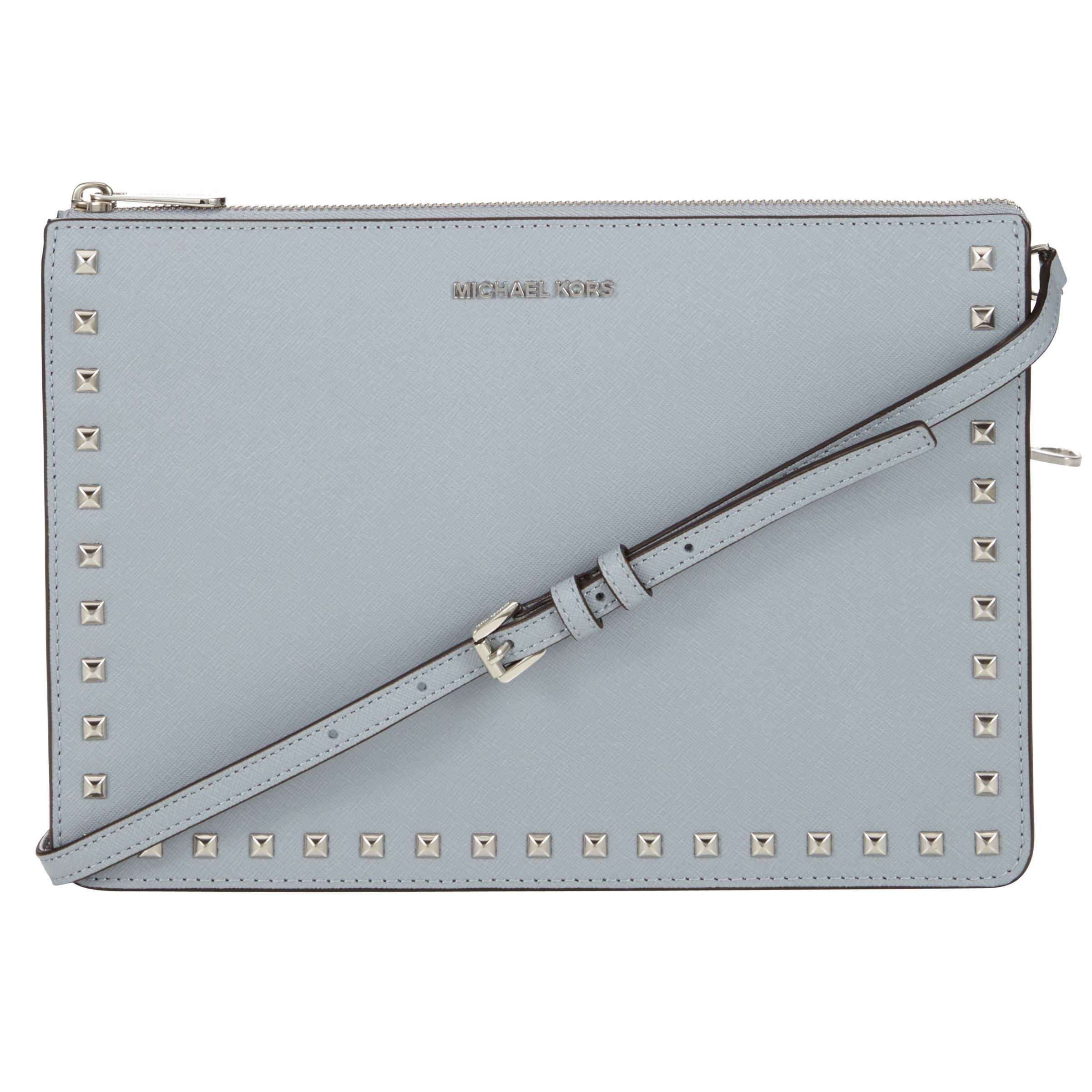 Buy MICHAEL Michael Kors Ava Studded Large Convertible Leather Clutch Online at johnlewis.com