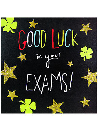 Hotchpotch Good Luck In Your Exams Card