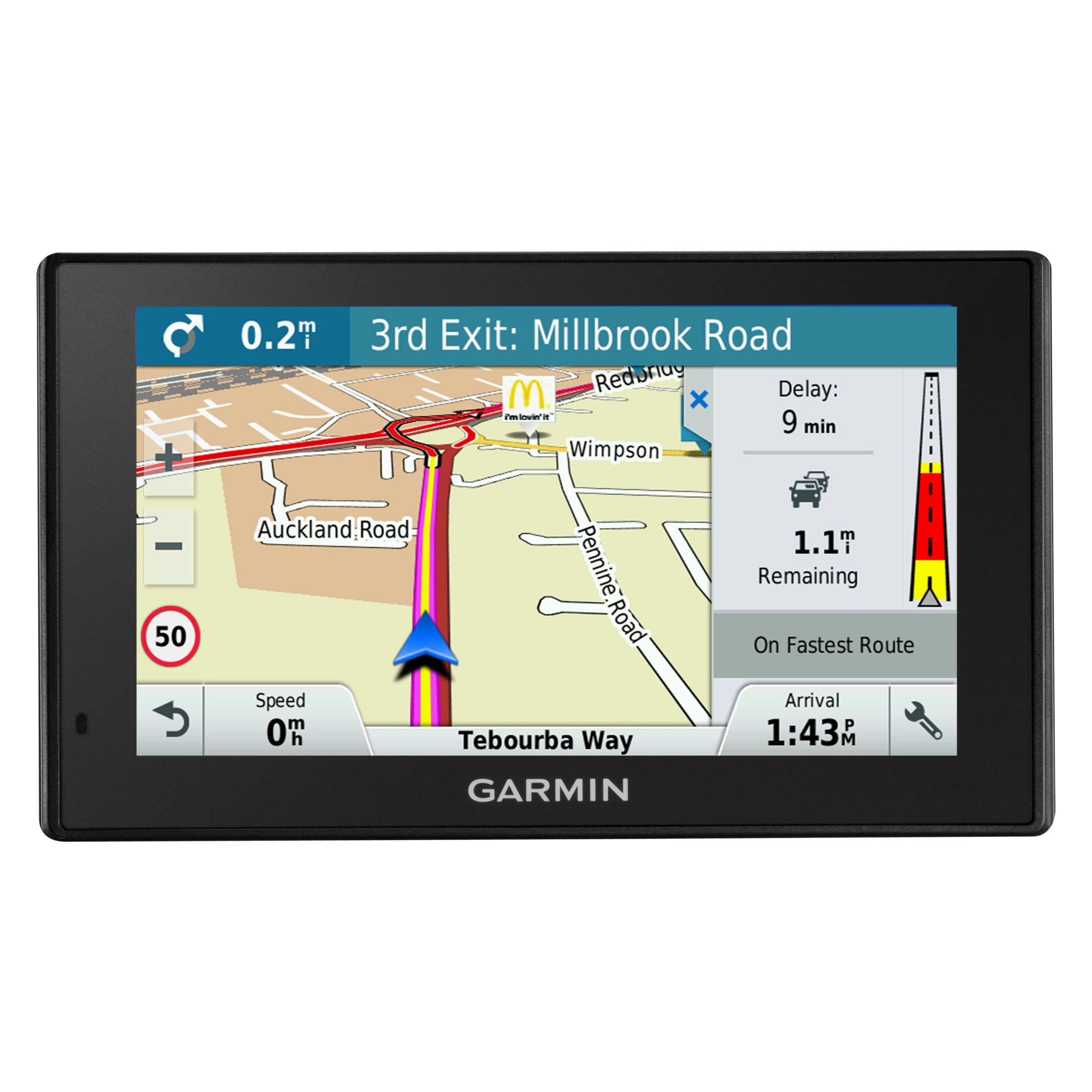 Garmin DriveAssist 50LMT-D Sat Nav With Built-In Dash Cam, Bluetooth & Lifetime Map Updates, Full Europe