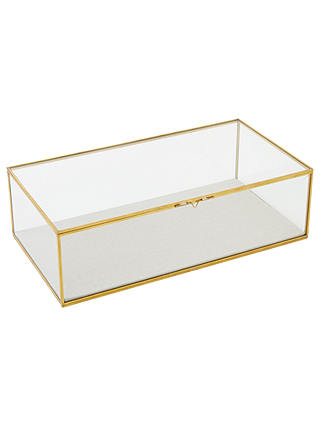 west elm Glass Shadow Rectangle Box, Large