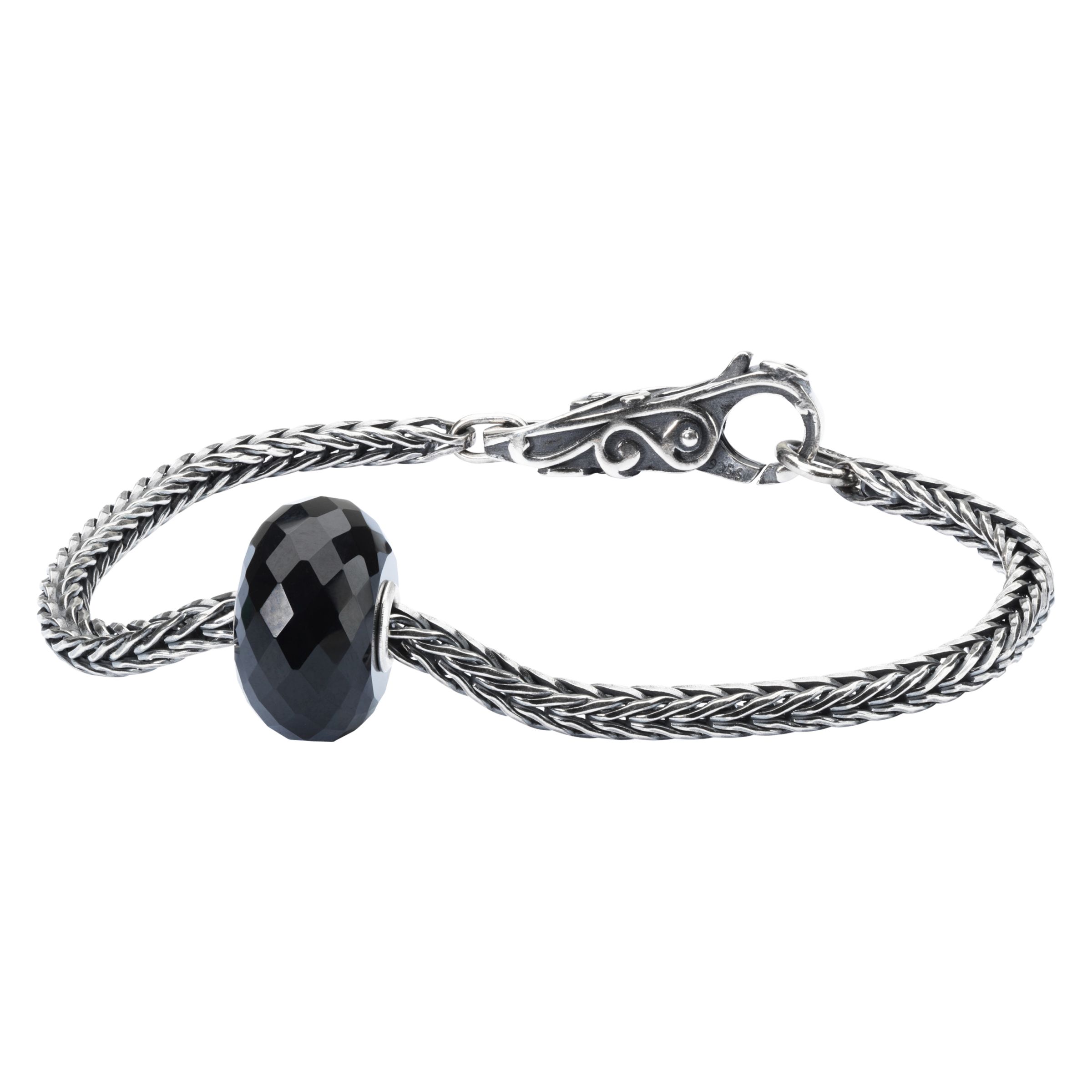 Trollbeads Onyx Charm Bracelet, Silver/Black